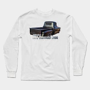 Customized 1956 Chevrolet 3100 Apache Pickup Truck Long Sleeve T-Shirt